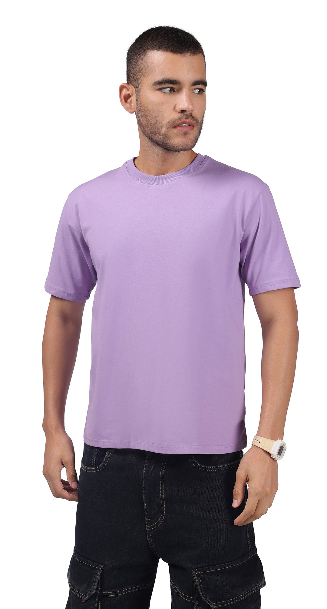 Anti-Stain Elite Comfort Oversized T-Shirt – Lavender