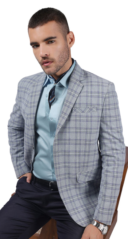 Anti-Stain Satin Dress Shirt – Light Blue