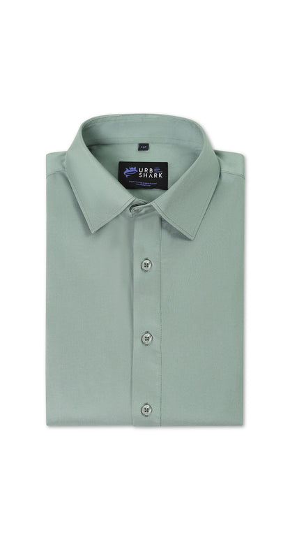 Anti-Stain Miracle Lycra Dress Shirt – Green