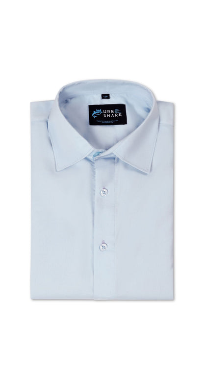Anti-Stain Lycra Dress Shirt – Light Blue