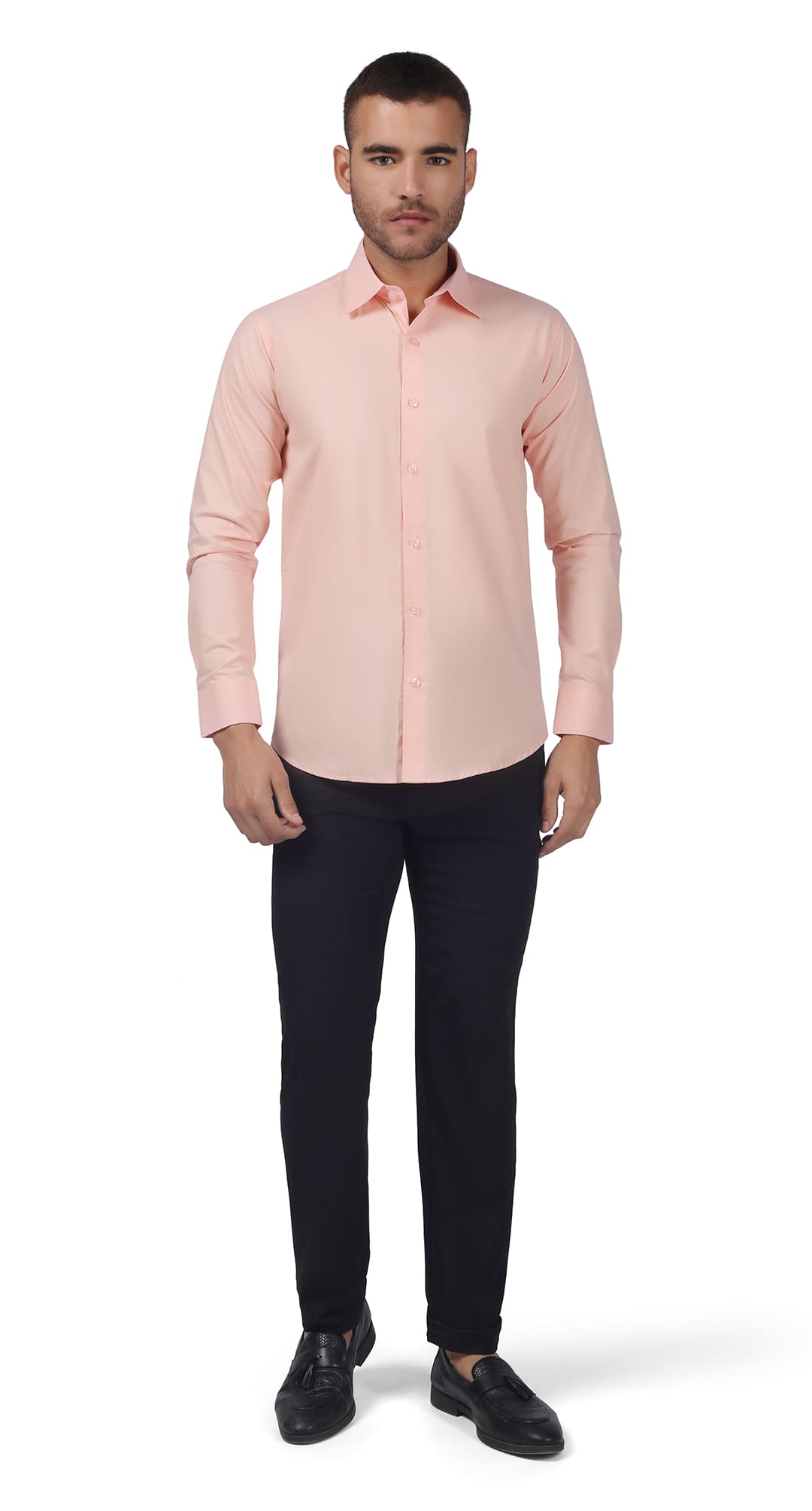 Anti-Stain Redwood Dress Shirt – Peach