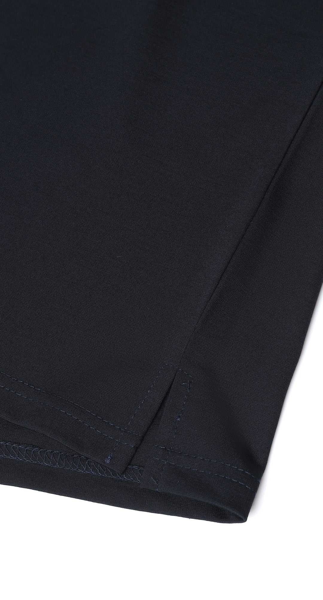 Anti-Stain Signature Style Polo T-shirt – Navy