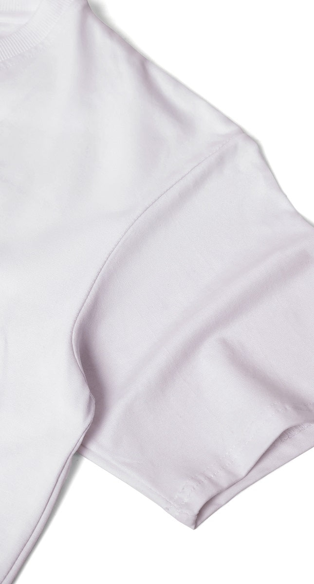Anti-Stain Skyline Oversized T-Shirt – White