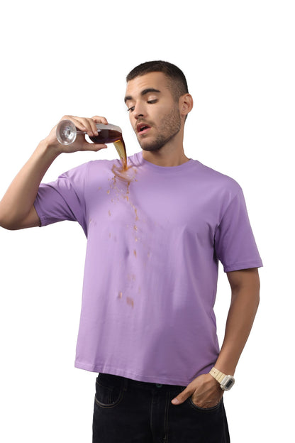 Anti-Stain Elite Comfort Oversized T-Shirt – Lavender