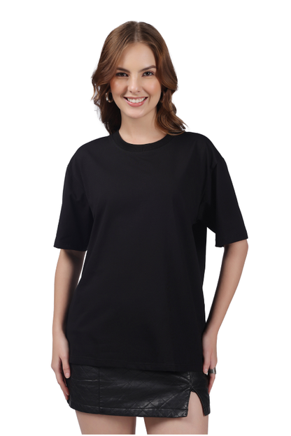 Anti-Stain Elite Comfort Oversized T-Shirt – Black