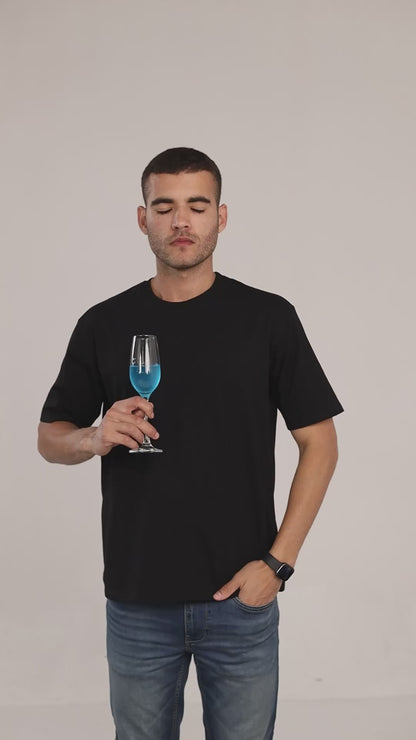Anti-Stain Elite Comfort Oversized T-Shirt – Black
