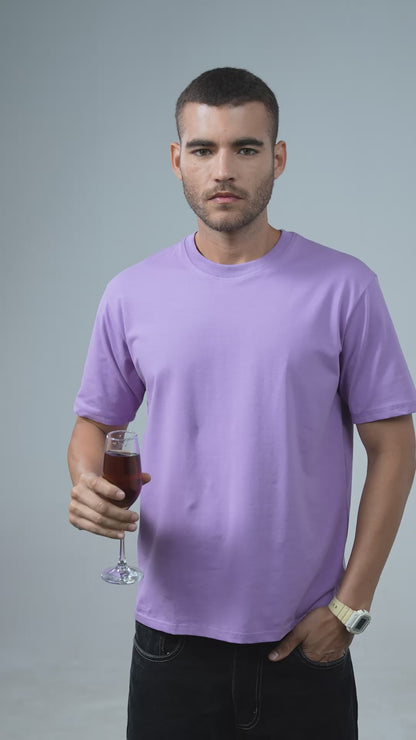 Anti-Stain Elite Comfort Oversized T-Shirt – Lavender
